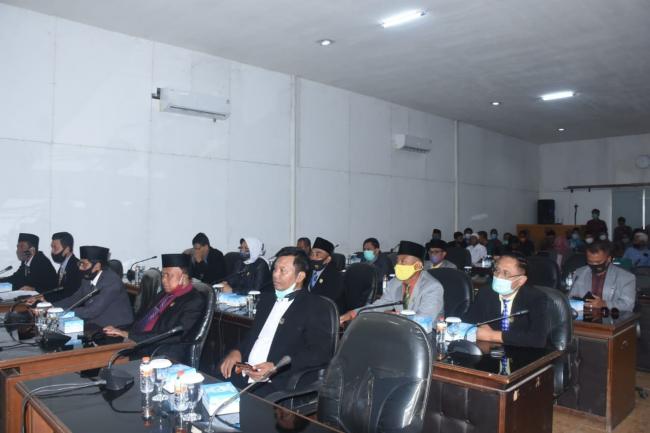 Paripurna DPRD KLU, Tetapkan Hasil Pilbup 2020 